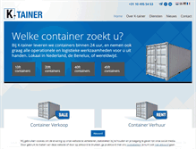 Tablet Screenshot of k-tainer.eu